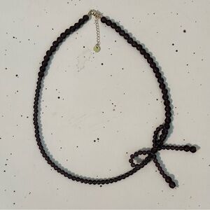 Handmade Dark Purple Crystal Necklace